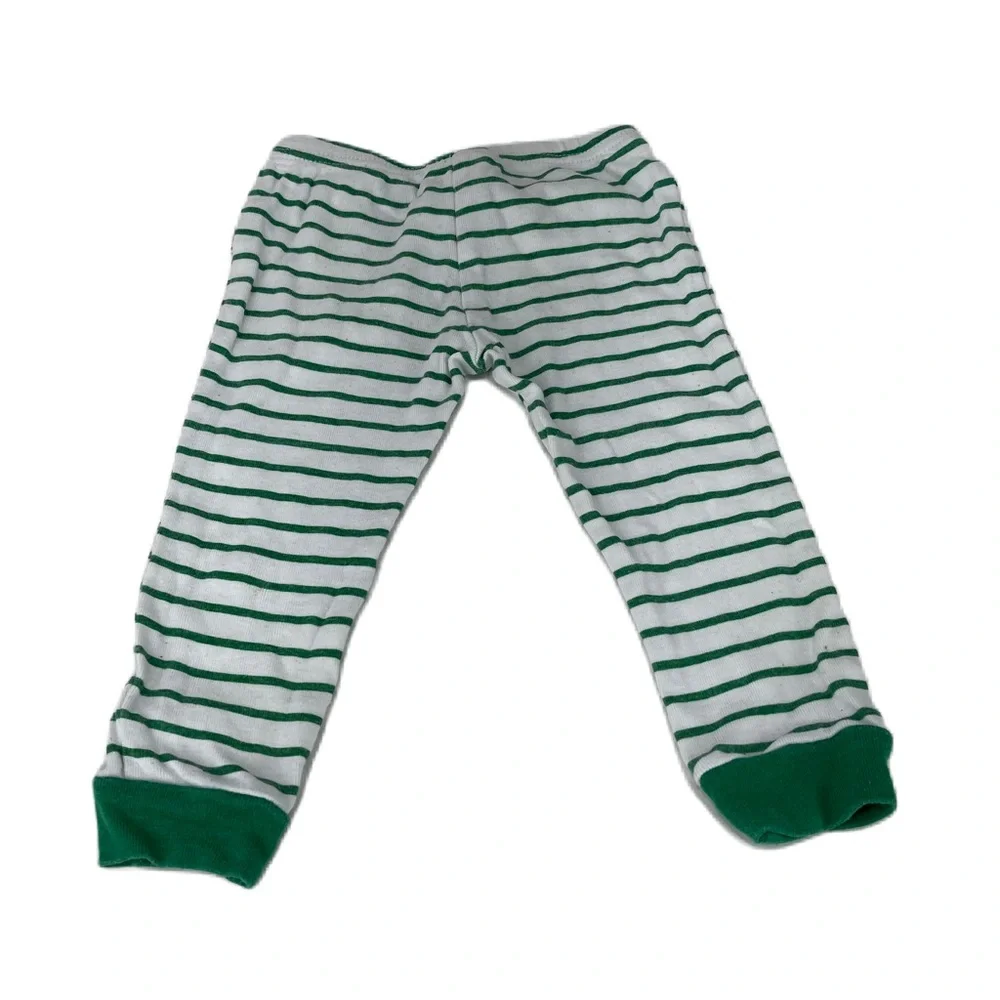 Rabbit Bear Santa striped Christmas pyjamas set 24M